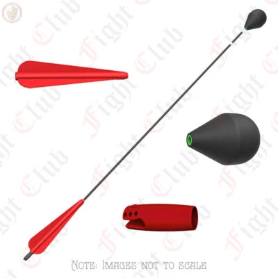 iDV Larp Arrow - Red nock and red fletching