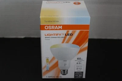 Osram Lightify 65W BR30 Tunable White E19750 LED Smart Flood Light Bulb