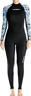 [FEOYA] Womens Funny One-Piece Halloween Costume 3D Skull Skeleton Bloody Print Catsuit