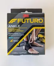 3M Futuro ANKLE Performance Comfort Support, Adjustable w/Mod. Support 01037 NEW