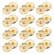 50 Sets Sewing Snap Buttons, Press Buttons Snap Fasteners 25mm, Gold