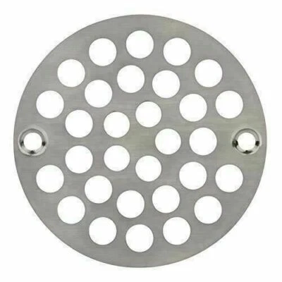 American Brass & Aluminum 7102SN Satin Nickel 4" Drain Grate Screw Down Carded