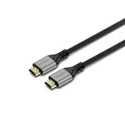 Cygnett Unite 8K Resolution HDMI to HDMI Braided Durable HD Cable 1.5m Black