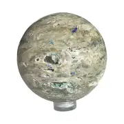 Azurite Druzy Sphere - Stand Included - B