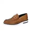 Men's Shoes EVEET 39 Eu Loafers Brown Leather EZ196-39