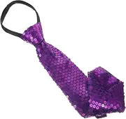 [JOINPAYA] Costume Necktie Sequin Tie for Parties Festivals Cosplay Fits Reusable Washable Smooth Skin-friendly Design for Performance Daily Wear