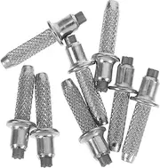 Replacement Tips for Trekking Poles 8 Pack Set Metal Construction Boot Tips for Hiking Skiing Trekking