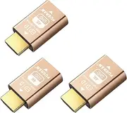 HDMI Pass-Through EDID Emulator for use with Video Splitters, Switches and Extenders (fit-Headless) 3840x2160@60h&Attention (EDID4k-3-)
