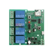 DC 5-32V 4 Channel WiFi Delay Relay Switch For IOS APP Remote Control Smart Home