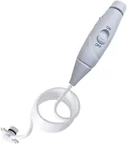 Meijunter Water Flosser Plastic Handle, Water Hose Replacement Hose Oral Hygiene Accessories Compatible with Waterpik Oral Irrigator WP-100/WP-120/WP-130/WP-660/WP-900, Slide Switch