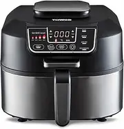 [Tower] T17086 Vortx 5 in 1 Air Fryer and Grill with Crisper, 5.6L, Black