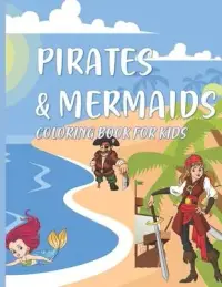 在飛比找博客來優惠-Pirates & Mermaids Coloring Bo