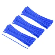 30CM/12Inch Pipe Cleaners, 300 Pack Flexible Chenille Stems, Blue