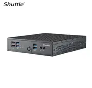 Shuttle XPC SLIM Barebone - Core i5-1335U (15W), 2x DDR5, 2x M.2 2280, HDMI, DP, VGA, COM, 2 x LAN, (5G LTE optional), 90W, fanless,