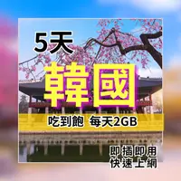 在飛比找樂天市場購物網優惠-韓國上網5天吃到飽 每日2GB 韓國旅遊網路 韓國上網 吃到