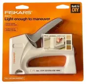 Fiskars Crafts Precision Staple Gun White Grey 132460 Comfort Handle DIY New