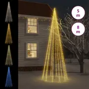 Christmas Tree with Spike LEDs Multi Colours 500x160 cm/800x230 cm vidaXL