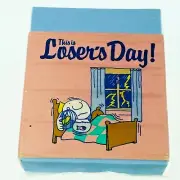 Vtg Ziggy Pencil Eraser “This Is Loser’s Day” Victoria Fancy New Old Stock 1979