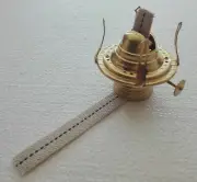 Replacement New #1 Gold Wicked Brass Oil Kerosene Lamp Burner
