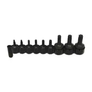 SOCKET TORX SET 9 PC 1/4 & 3/8IN. DRIVES LIS26550 Brand New!