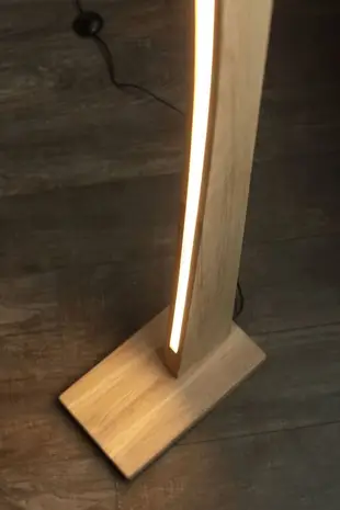 Wood floor lamp Modern floor lamp light fixture Reading standing led lamp