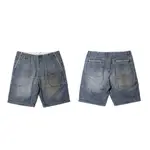 { POISON } LESS DENIM WORK SHORT-S 首發WASHED INDIGO水洗丹寧工作短褲