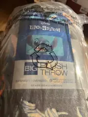 The Big One Disney LILO And Stitch Plush Throw 5 x 6ft