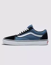 Vans Old Skool Navy Skateboarding Shoes Classic Canvas/Suede Men's Size:11