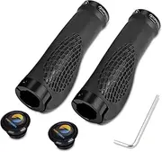 TOPCABIN Bike Handlebar Grips,Ergonomic Design Bicycle Handlebar Grips Widen Holding Surface Rubber Bike Grips with Aluminum Lock Bicycle Grips Handlebar Cover for Bike Mountain Road MTB