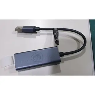 點子電腦☆北投 MSI微星 USB3.0 轉RJ-45 USB網卡 有線網路卡 鋁合金外殼☆500元1000m GIGA