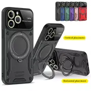 Shockproof Magnetic Ring Holder Stand Case For iPhone 15 14 13 12 Pro Max Cover