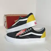 Vans Coastal Old Skool Black True White Mens Skate Trainers Mens Sz 8 / Wmns 9.5