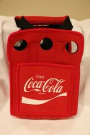 RARE Coca-Cola Picnic Time 6 Bottle Carrier