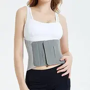 Back Brace for Men Lower Back Adjustable Back Support Belt Anti Skid Waist Shaper Belt for Pain Relief Herniated Workout Weight Loss Women (Grey, XL)