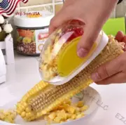 Household Corn Scraper Shaver Peeler Stripper Collector Cooking Kitchen Tool
