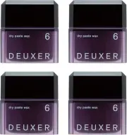 DEUXER dry paste wax 6 Hair Wax 4Pack Set 80g NUMBER THREE