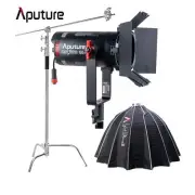 Aputure LS 60d LED Video Light,60W 5600k Daylight + Light Dome III + C Stand Bag