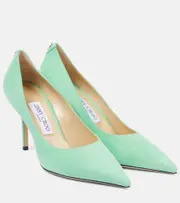 [Jimmy Choo] Jimmy Choo Love 85 suede pumps AU 8 green