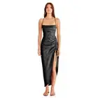 Rumer The Label LouLou Linen Maxi Dress Festival Playa Dress Size Extra Small