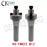 1* R8-FMB22 Metric Milling Arbor Drawbar thread M12 For 50/63mm Diameter Cutter