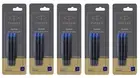 15 X Parker Blue Ink Cartridges Refills for Aster Vector Frontier Fountain Pen