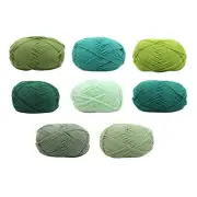 8 Roll Yarn Assorted Colors Cotton Yarn Dishcloths Chunky Yarn Projects