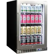 Schmick Quiet Running Front Venting Under Bench Glass Door Bar Fridge