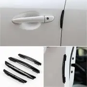 4pcs Universal Car Door Edge Scratch Anti-collision Protector Guard Strip Trim black