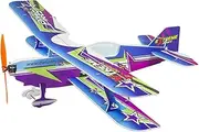 Viloga Mini RC Plane Kit PP Foam Airplane, 450mm Wingspan Pitts 3D Aerobatic Biplane Model Kit to Build for Adults, DIY Sport Airplane for Indoor & Park Flyer (KIT+Motor+Servo+DSM2/X Compatible RX)