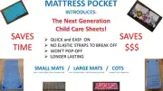 Won't Pop Off New Style Day Care Sheets for Cots & Mats Travel Pillow Case