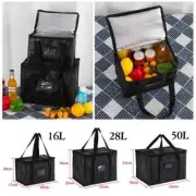 Large Travel Lunch Bag Camping Cooler Box Picnic Bag Drink Ice Insulated Cooler