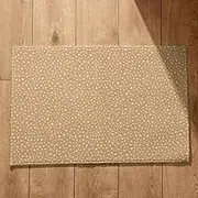 EHOMERY House Mats Front Door Inside Non Slip Bathroom Bean Doormat Outside Funny Carpet 45x75cm, Non-Slip Plush Cotton Decor Doormat