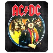 ACDC Polar Fleece Throw Rug Blanket Highway to Hell