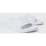 Mens White Man Script Slider